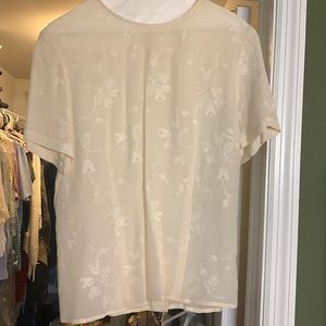 Amanda Smith silk embroidered blouse